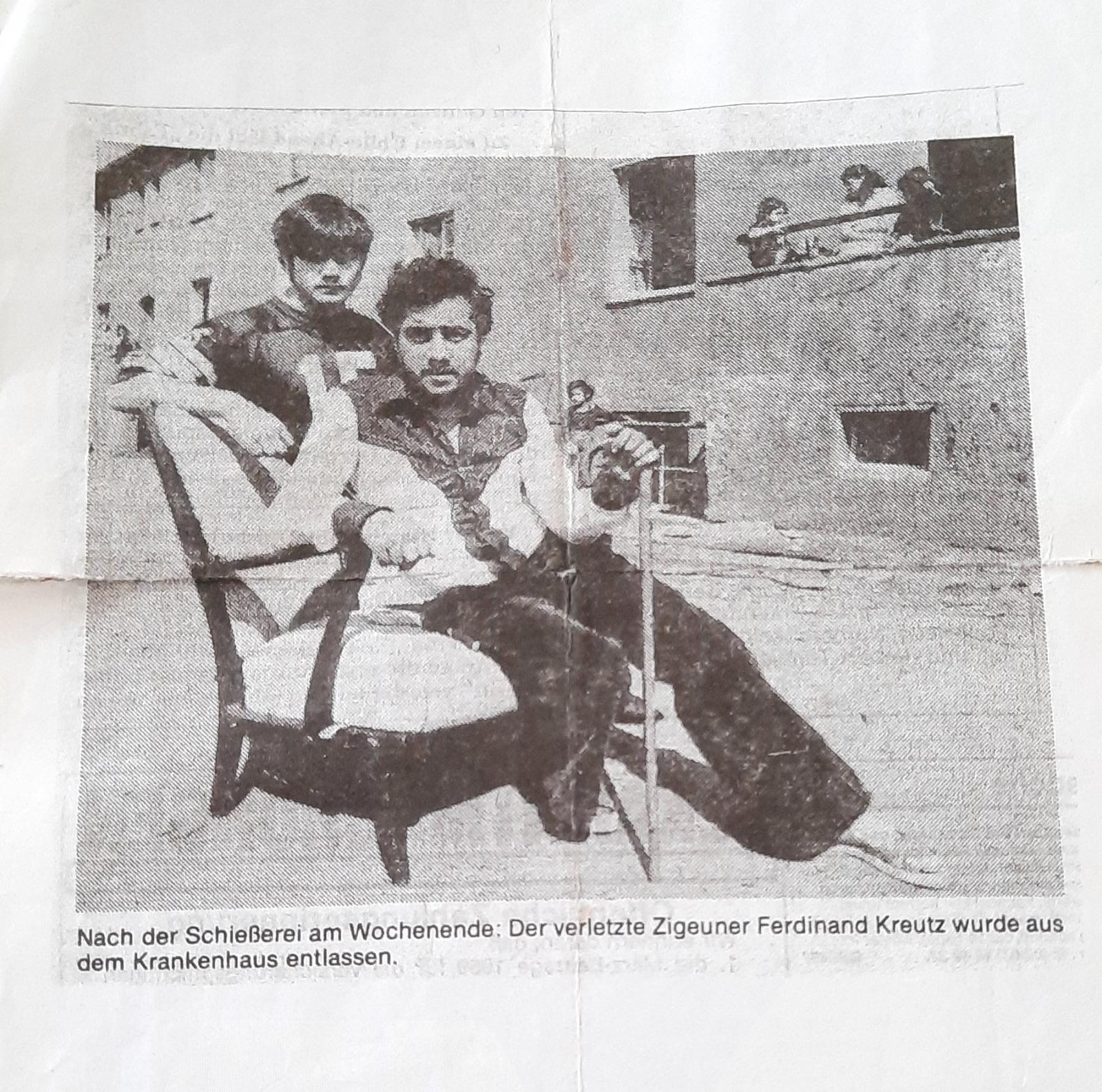 Zeitungsartikel mit Foto, Rheinische Post, 15.4.1980