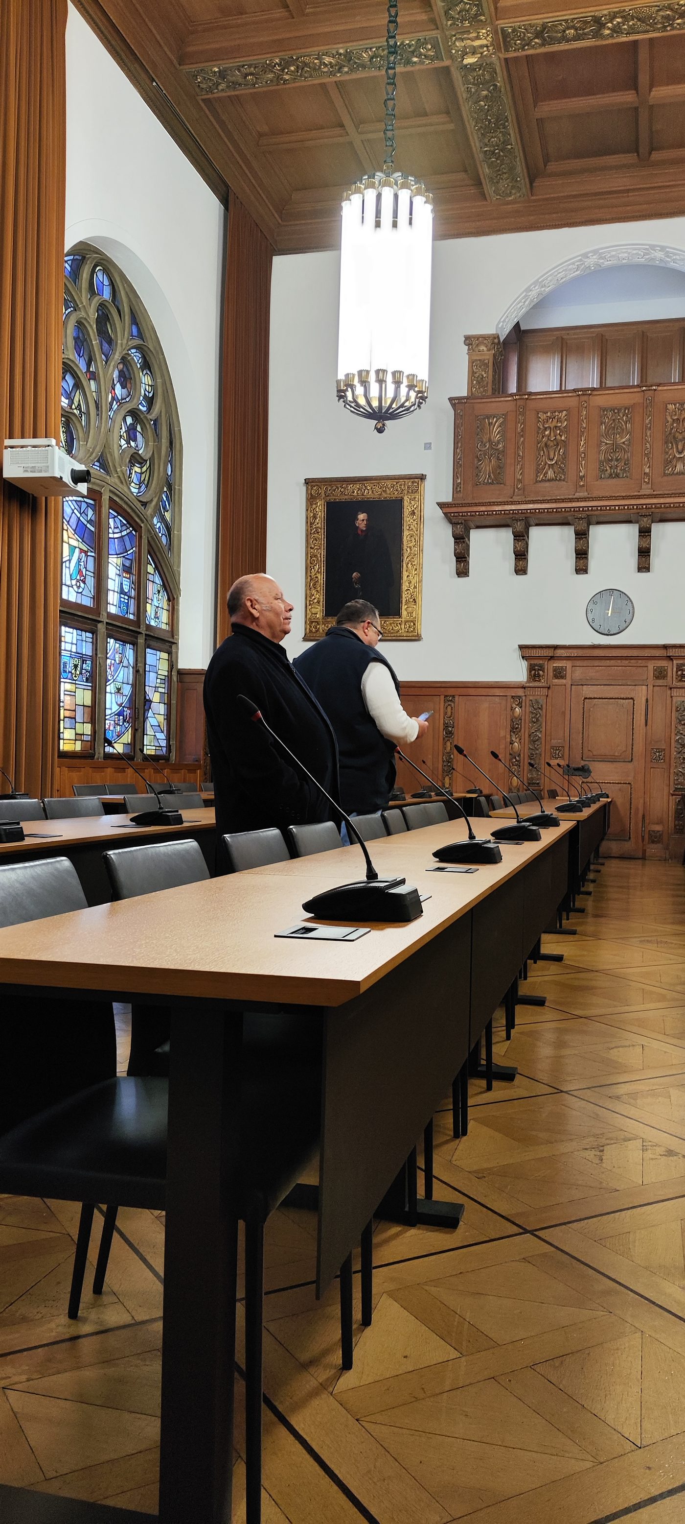 Ratssaal im Rathaus Duisburg, 2.11.2023